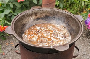 Шурпа на костре