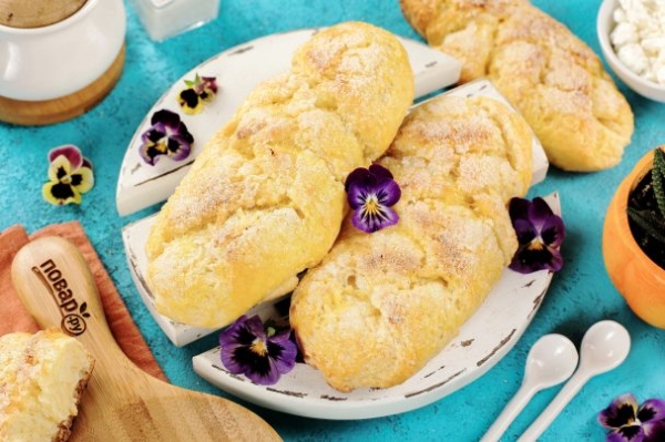 Творожные булочки "Косички" Творожные булочки "Косички"