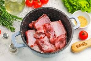 Свинина в пиве