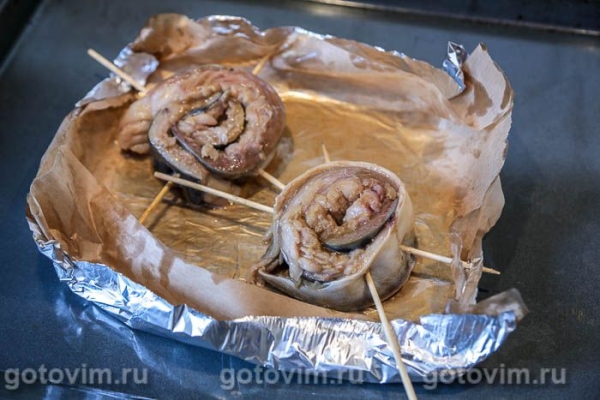 Рулет из скумбрии в горчичном маринаде Рулет из скумбрии в горчичном маринаде