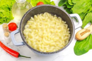 Паста с сосисками Паста с сосисками