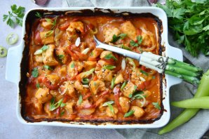 Стир-фрай из курицы