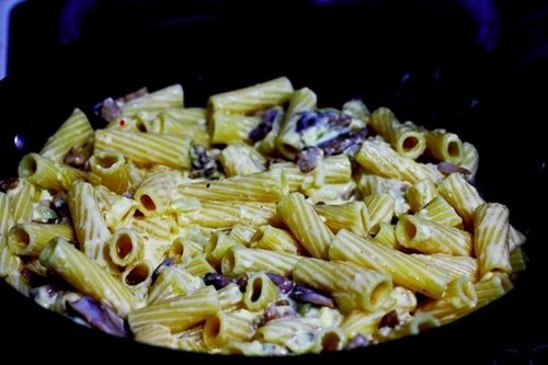 «Карбонара» без бекона или паста с грибами «Карбонара» без бекона или паста с грибами