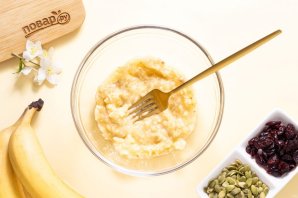 Овсяное печенье с бананом