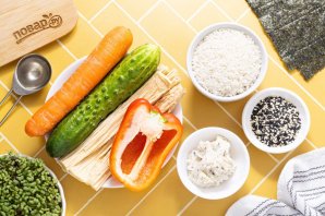 Роллы с соевой спаржей Роллы с соевой спаржей