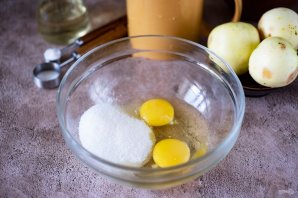 Пышные яблочные оладьи Пышные яблочные оладьи