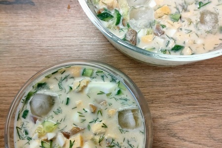 Пущинский холодник (грибная окрошка) Пущинский холодник (грибная окрошка)