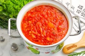 Очень вкусный борщ