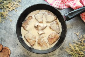 Говяжья печень в банановом соусе Говяжья печень в банановом соусе