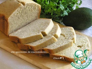 Хлеб с авокадо и грибами