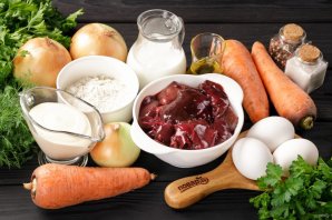 Печёночный торт с майонезом Печёночный торт с майонезом