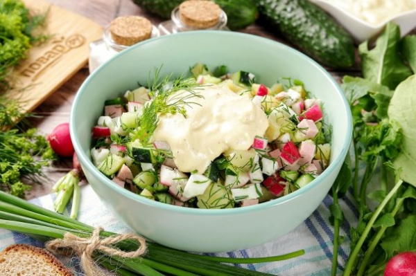 Окрошка с горчицей Окрошка с горчицей