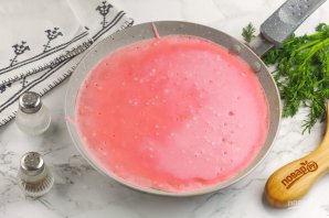 Блины с селедкой