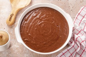 "Манник" на кефире с какао "Манник" на кефире с какао