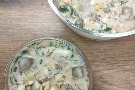 Пущинский холодник (грибная окрошка) Пущинский холодник (грибная окрошка)