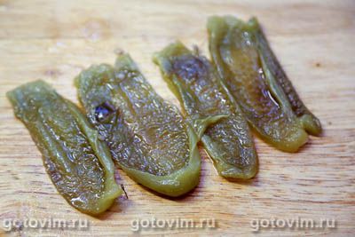 Рулетики из перца в беконе Рулетики из перца в беконе