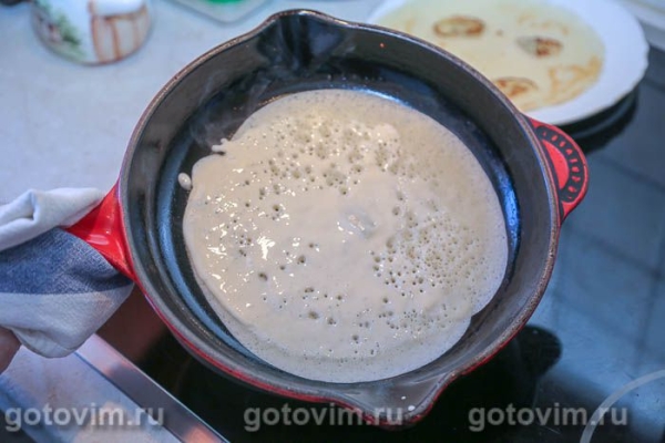 Блины с припеком из банана