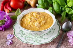 Гороховая каша с мясом