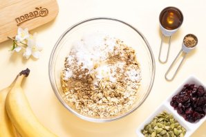 Овсяное печенье с бананом