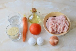 Рис с фаршем в мультиварке Рис с фаршем в мультиварке