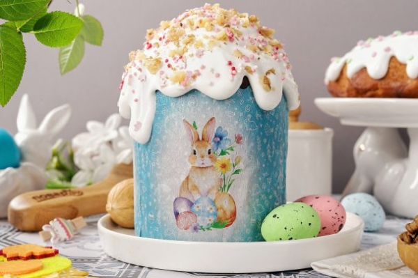 Шоколадный пасхальный кулич