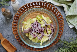 Тунец с кабачками в духовке Тунец с кабачками в духовке