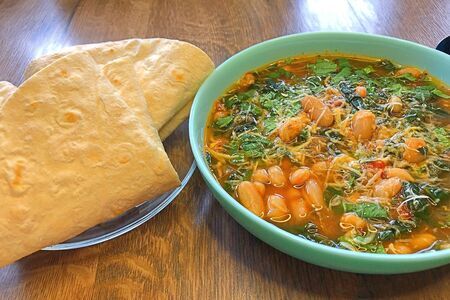 Постный фасолевый суп Постный фасолевый суп