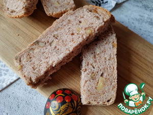Хлеб с грецкими орехами