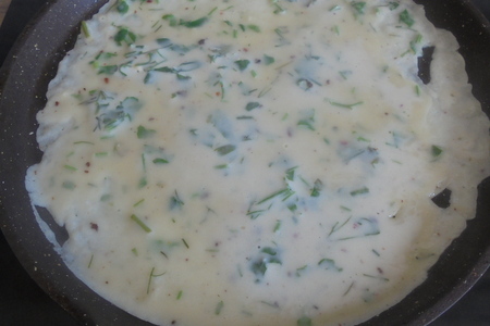 Блинчики с зеленью  и соусом #махеевъ