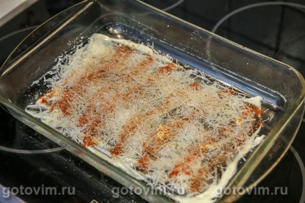 Запеченный картофель с корочкой из пармезана Запеченный картофель с корочкой из пармезана