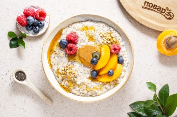 Каша овсяная с семенами чиа Каша овсяная с семенами чиа