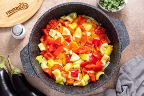 Соте из баклажанов на зиму