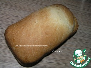 Молочный хлеб с белым шоколадом Молочный хлеб с белым шоколадом