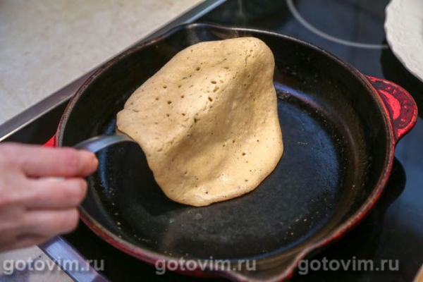 Блины из красной чечевицы (без яиц)