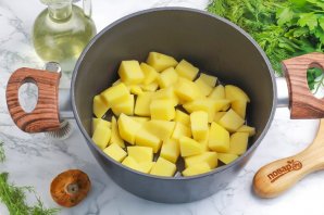 Рагу из рыжиков