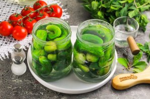 Хрустящие огурчики с горчицей