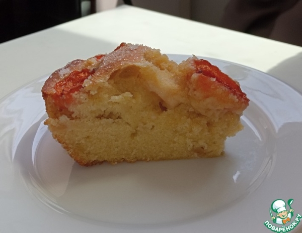 Пирог с жерделами (абрикосами) и яблоками Пирог с жерделами (абрикосами) и яблоками