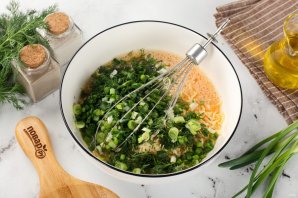 Гренки с зеленью и сыром Гренки с зеленью и сыром