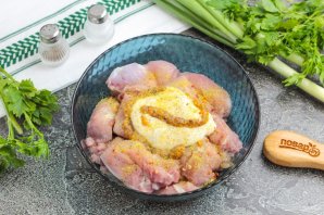 Шашлык из индейки в аэрогриле Шашлык из индейки в аэрогриле