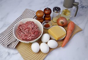 Рулет из фарша с яйцом Рулет из фарша с яйцом