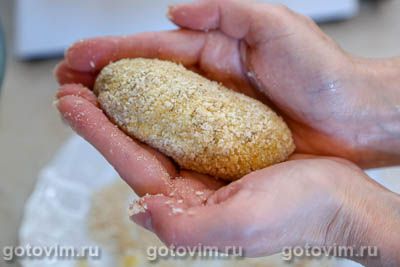 Куриные котлеты «Метропольки» с печеночным паштетом и беконом Куриные котлеты «Метропольки» с печеночным паштетом и беконом