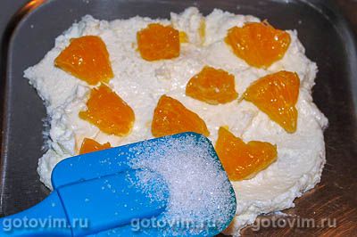 Запеченные яблоки с творогом и мандаринами Запеченные яблоки с творогом и мандаринами