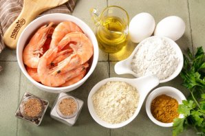 Креветки в панировке в аэрогриле Креветки в панировке в аэрогриле