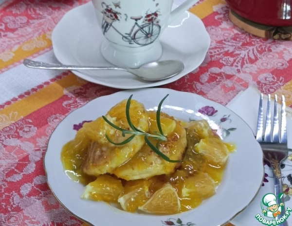 Сырники с апельсиновым соусом Сырники с апельсиновым соусом