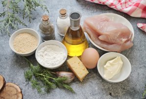 Сочная котлета жареная в конвертике Сочная котлета жареная в конвертике