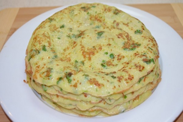 Кабачковые блинчики с кефиром Кабачковые блинчики с кефиром