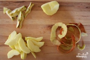 Овсяная каша с жареными яблоками Овсяная каша с жареными яблоками