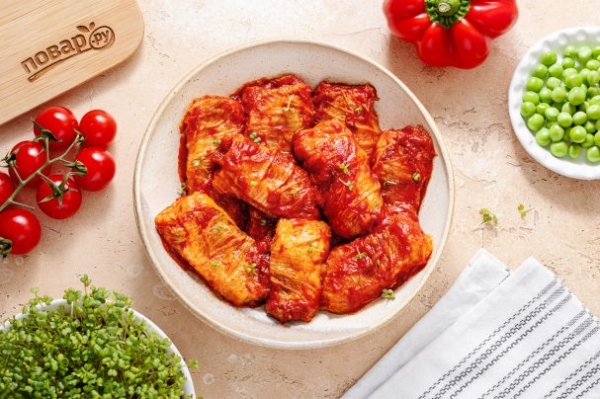 Голубцы, фаршированные овощами