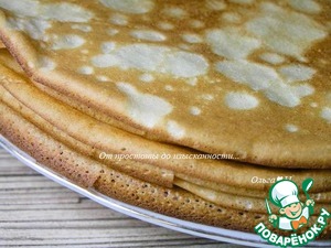 Блинчики на кокосовых сливках