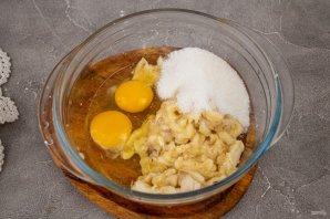 Шоколадно-банановый пирог "Брауни" Шоколадно-банановый пирог "Брауни"